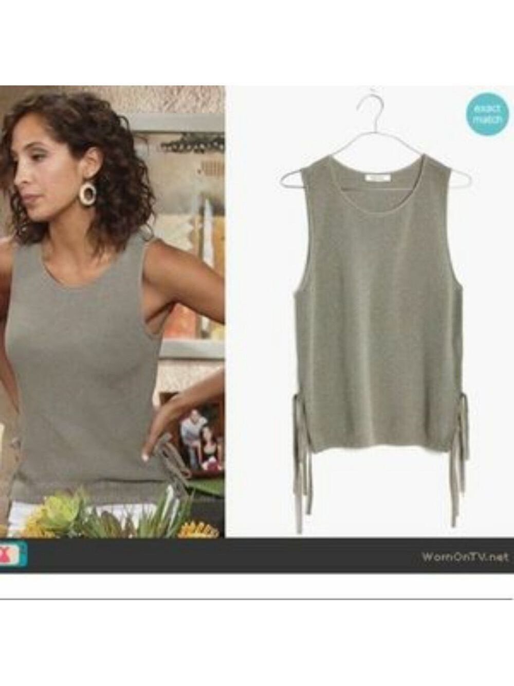 Madewell Sweater Tank Side Tie